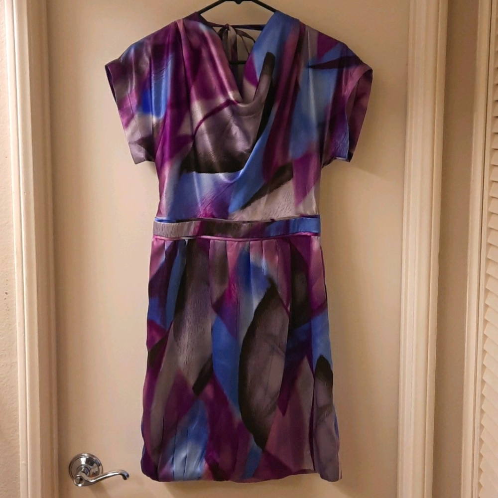 NWT, Walter by Walter Baker Purple Multi-color Dress